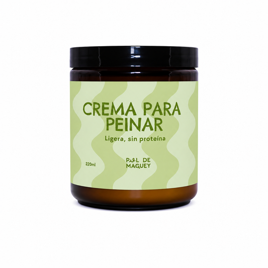Crema para peinar brillo ligero