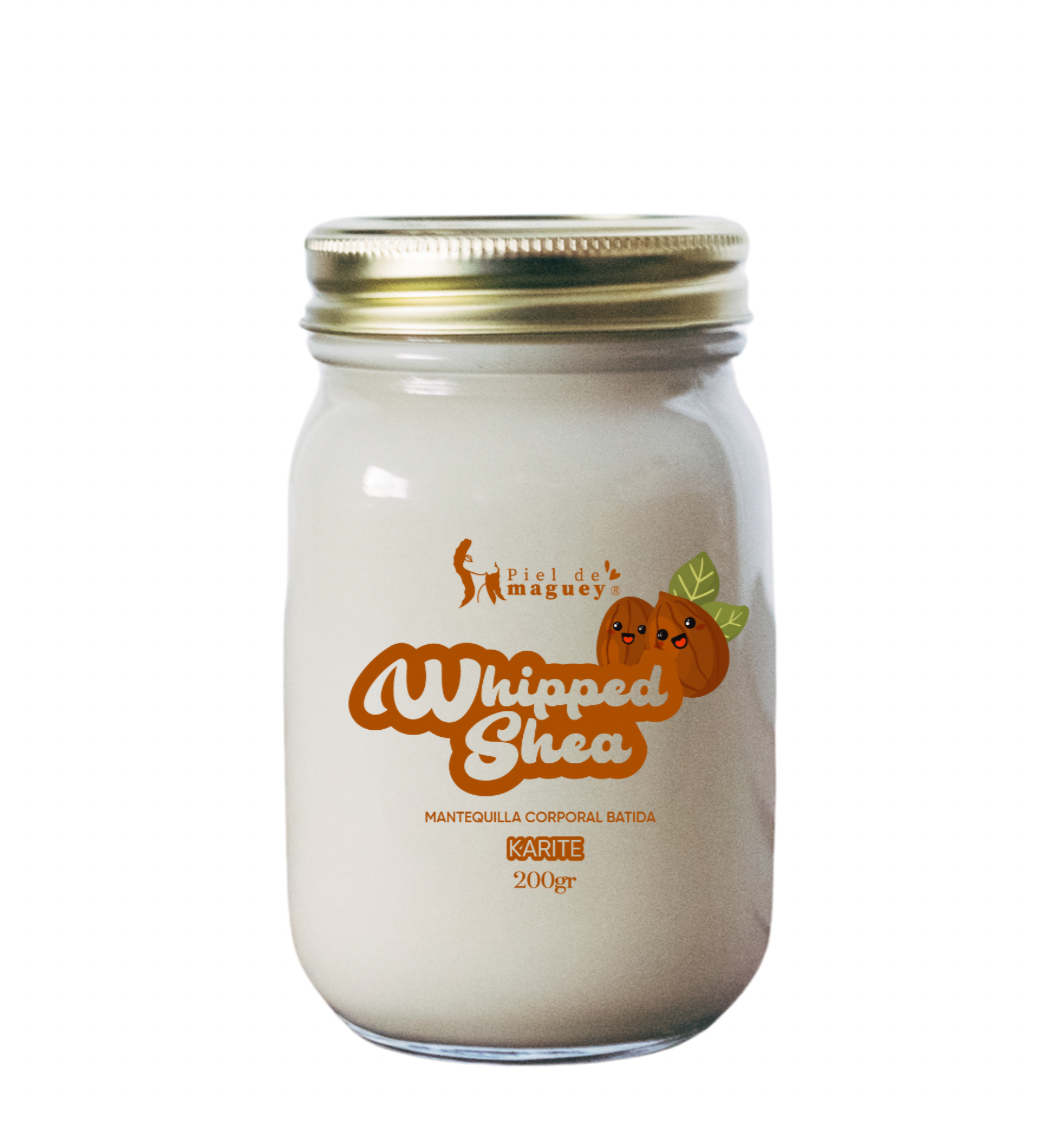 Mantequilla corporal batida (Whipped shea)